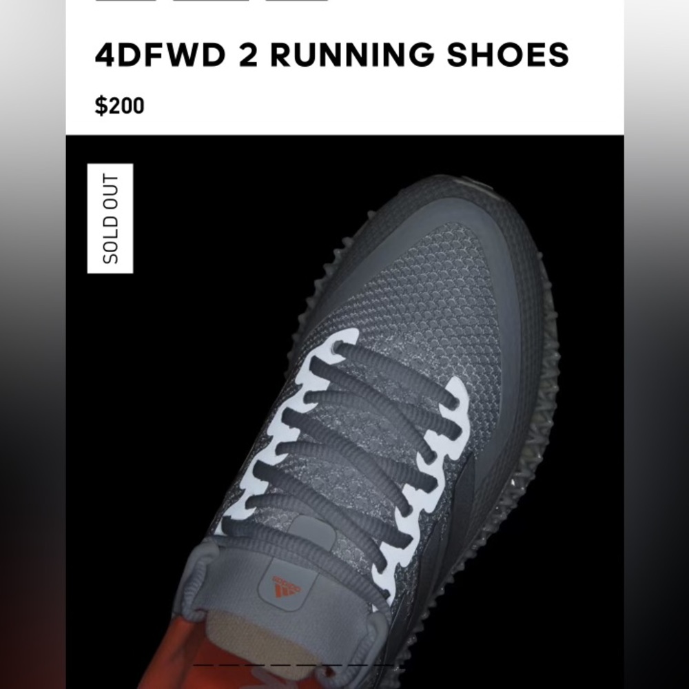 Adidas 4DFWD 2 RUNNING SHOES - Picture 5 of 9